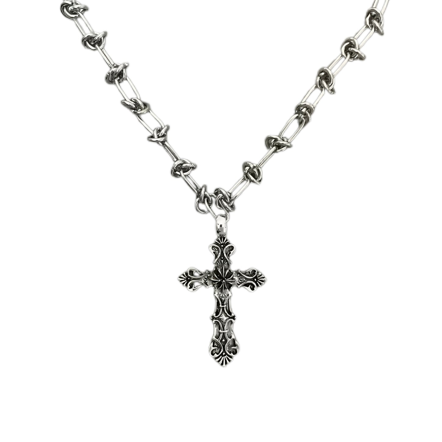 Chained Cross Necklace